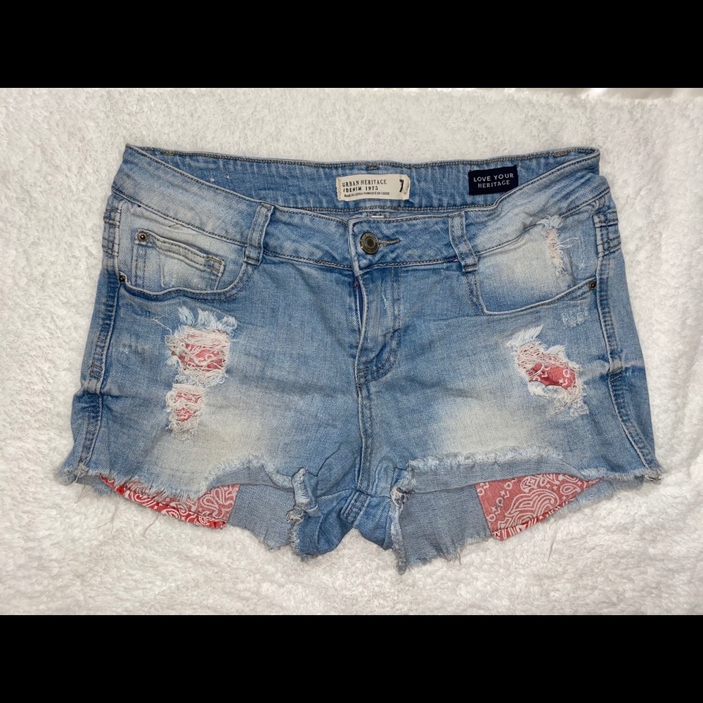 Denim Shorts Low Rise